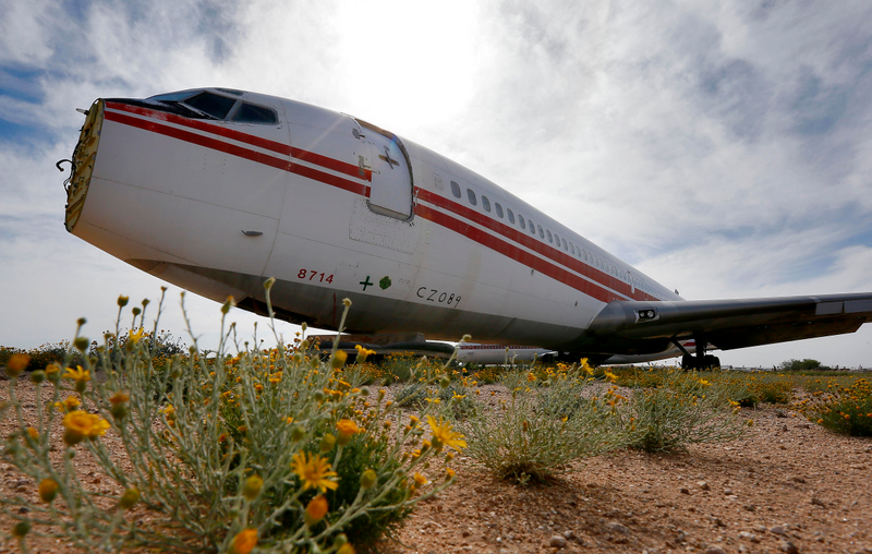Illustration for article titled The Eerie Boneyard Where Military Planes Go to Die